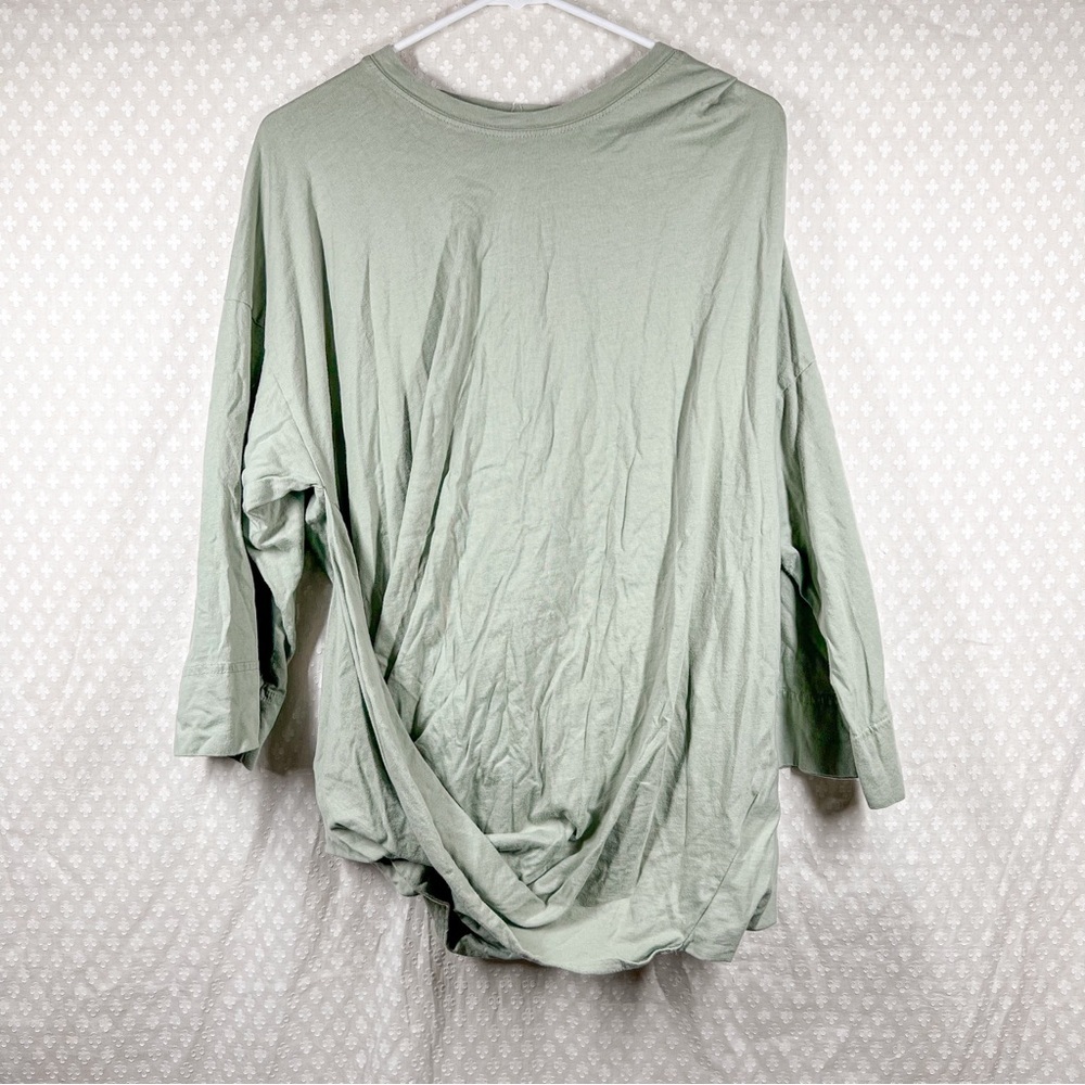 Free People Beach Sage Green Oversized Top